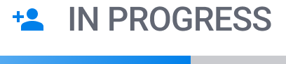 In progress status