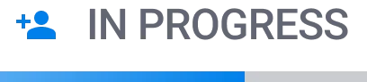In progress status