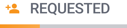 Requested status badge